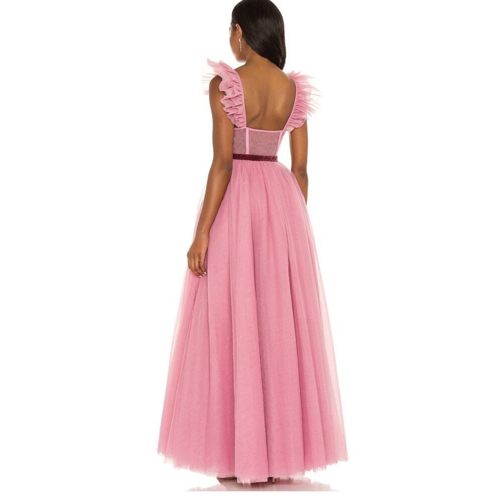 LoveShackFancy Macron Pink Tulle Gown - NWT - Picture 3 of 11